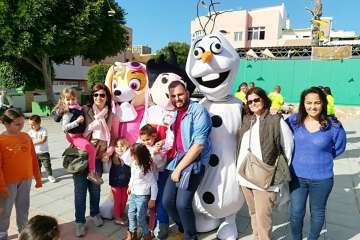 Pasacalles anunciador y pregón de las fiestas de El Calero 2018 (Foto TA, F,J. Santana y Antonio Alí)